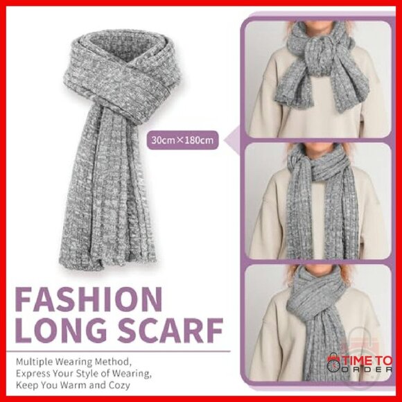 Warm Winter Set - Beanie, Touchscreen Gloves & Long Scarf main image 6